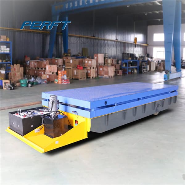high maneuverability hydraulic lifting transfer cart